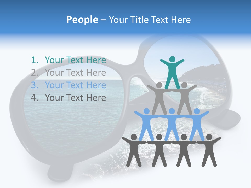 Viaggio Turista Panorama Di Mare PowerPoint Template