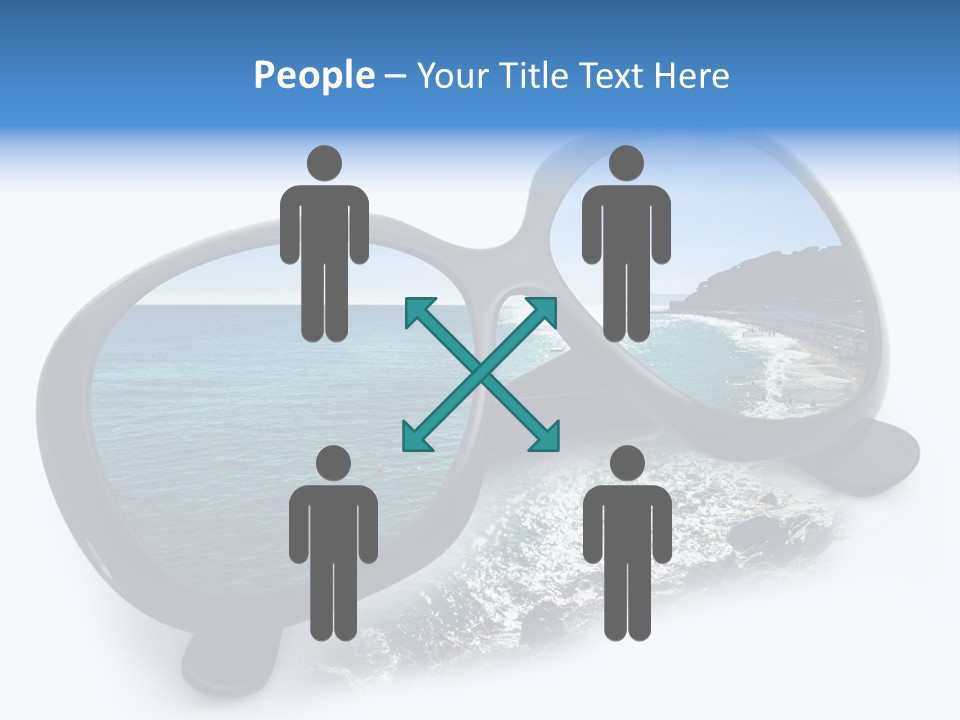 Viaggio Turista Panorama Di Mare PowerPoint Template