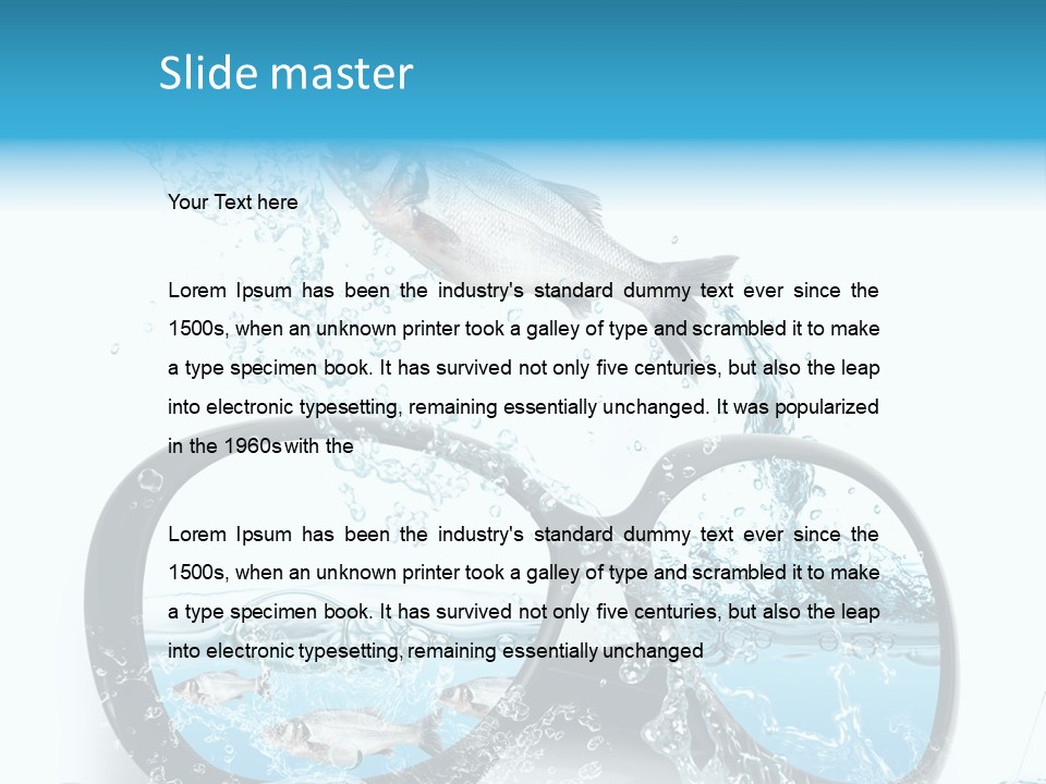 Biologica Onda Splash PowerPoint Template