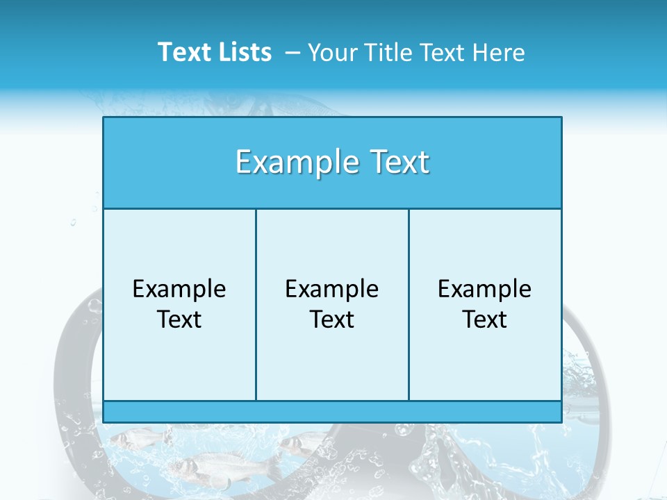 Biologica Onda Splash PowerPoint Template