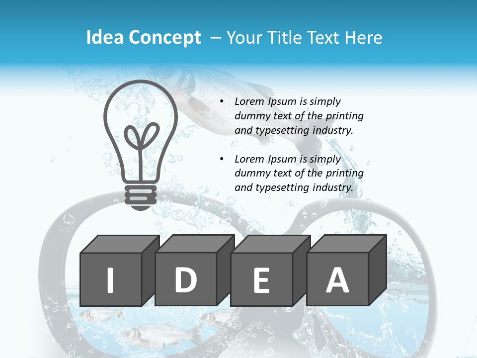Biologica Onda Splash PowerPoint Template