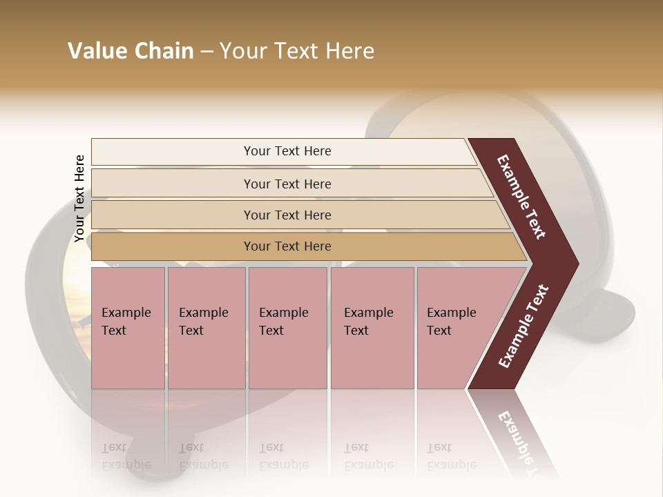 Occhiali Da Sole Aereoplano Astratto PowerPoint Template