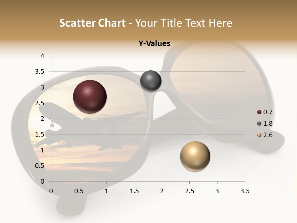 Occhiali Da Sole Aereoplano Astratto PowerPoint Template
