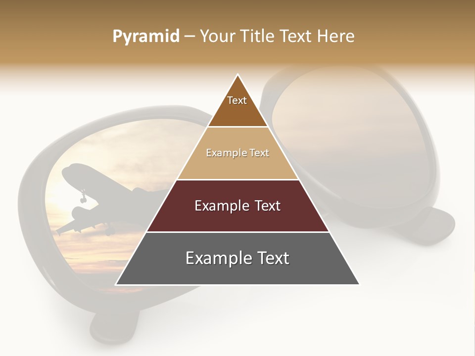 Occhiali Da Sole Aereoplano Astratto PowerPoint Template