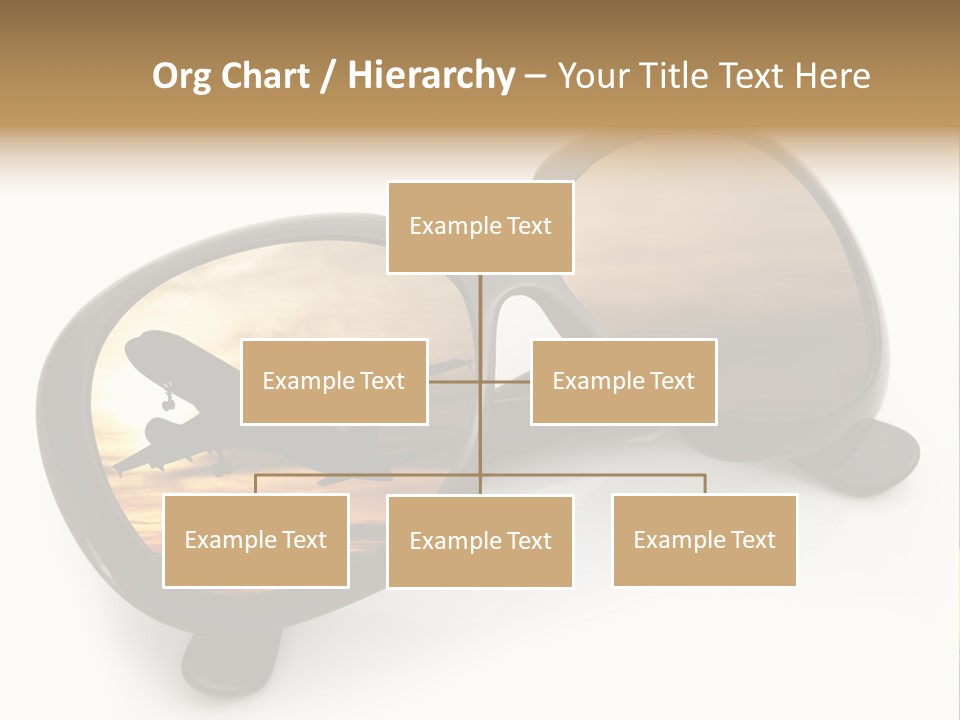 Occhiali Da Sole Aereoplano Astratto PowerPoint Template