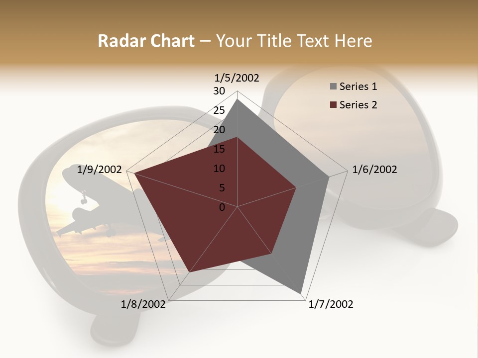 Occhiali Da Sole Aereoplano Astratto PowerPoint Template