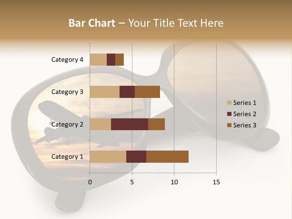 Occhiali Da Sole Aereoplano Astratto PowerPoint Template