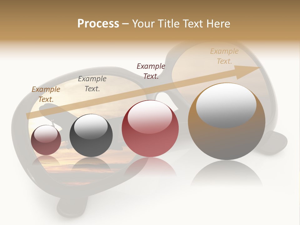 Occhiali Da Sole Aereoplano Astratto PowerPoint Template