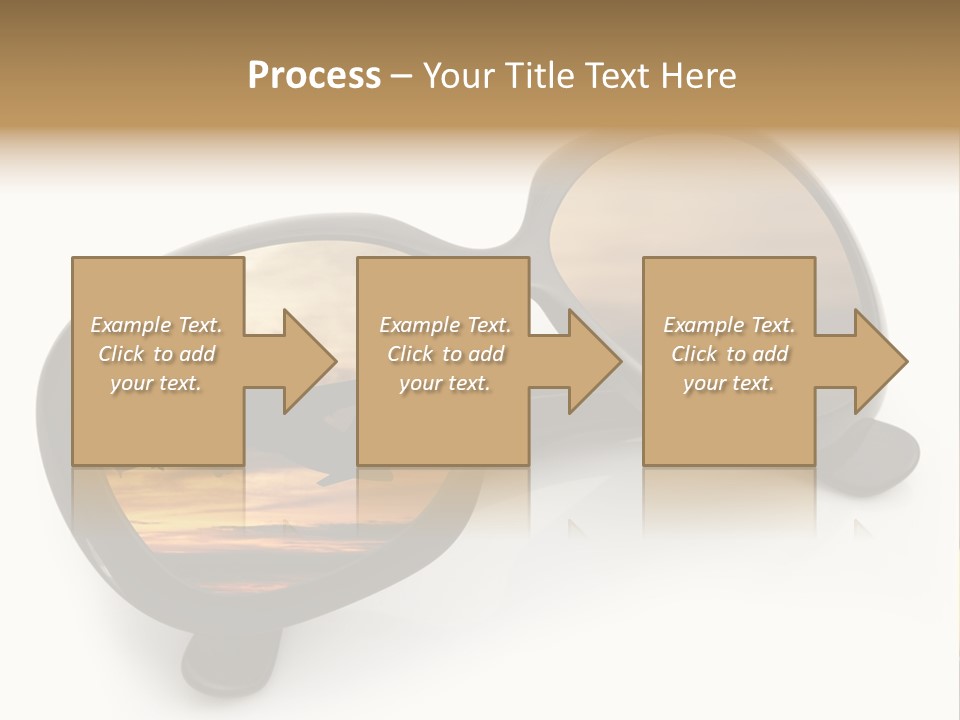 Occhiali Da Sole Aereoplano Astratto PowerPoint Template