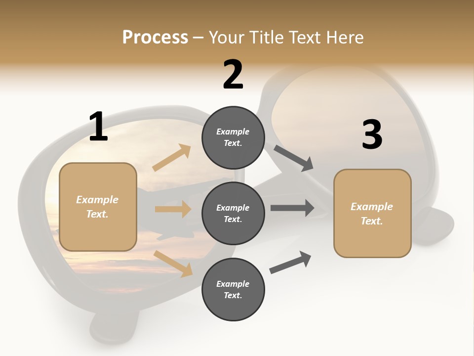 Occhiali Da Sole Aereoplano Astratto PowerPoint Template