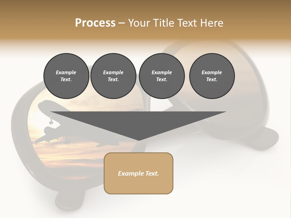 Occhiali Da Sole Aereoplano Astratto PowerPoint Template