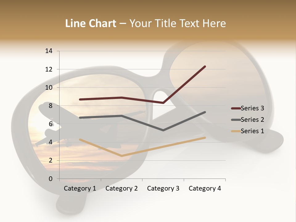 Occhiali Da Sole Aereoplano Astratto PowerPoint Template