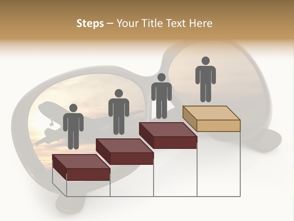 Occhiali Da Sole Aereoplano Astratto PowerPoint Template