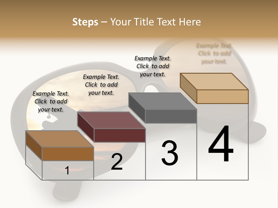 Occhiali Da Sole Aereoplano Astratto PowerPoint Template