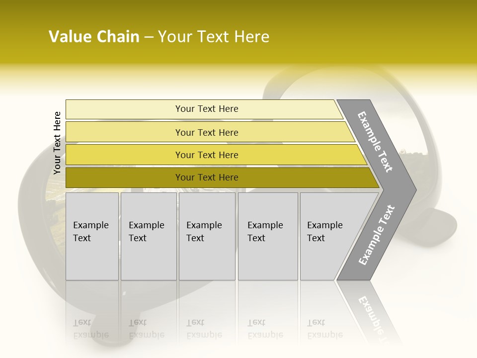 Riflesso Lenti Concetto PowerPoint Template