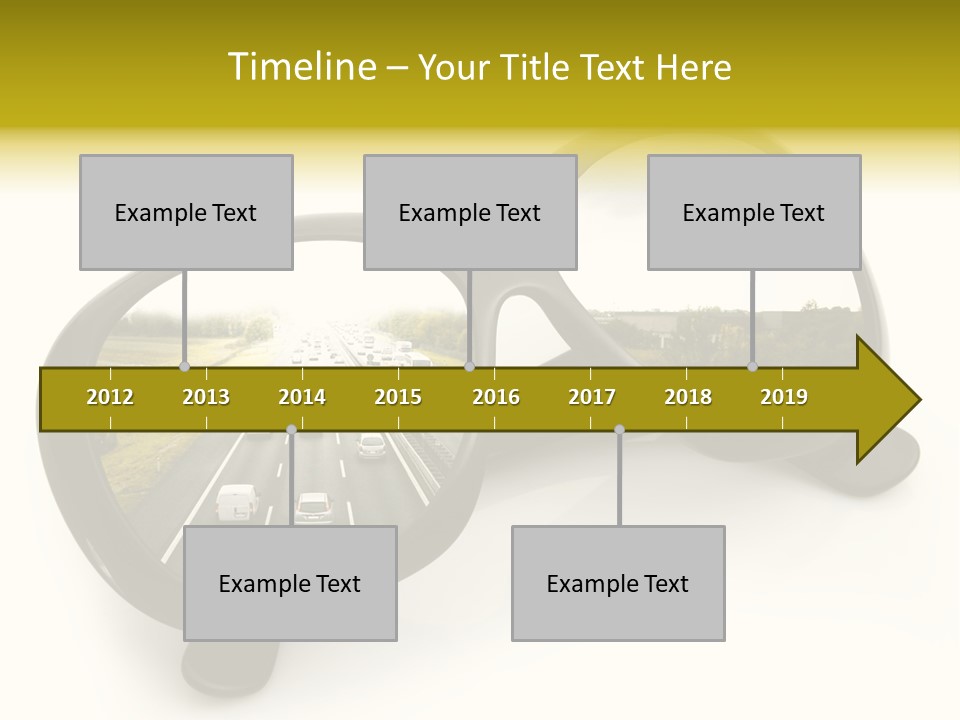 Riflesso Lenti Concetto PowerPoint Template