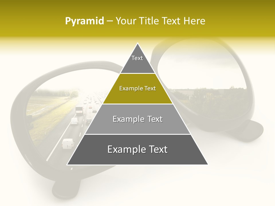 Riflesso Lenti Concetto PowerPoint Template