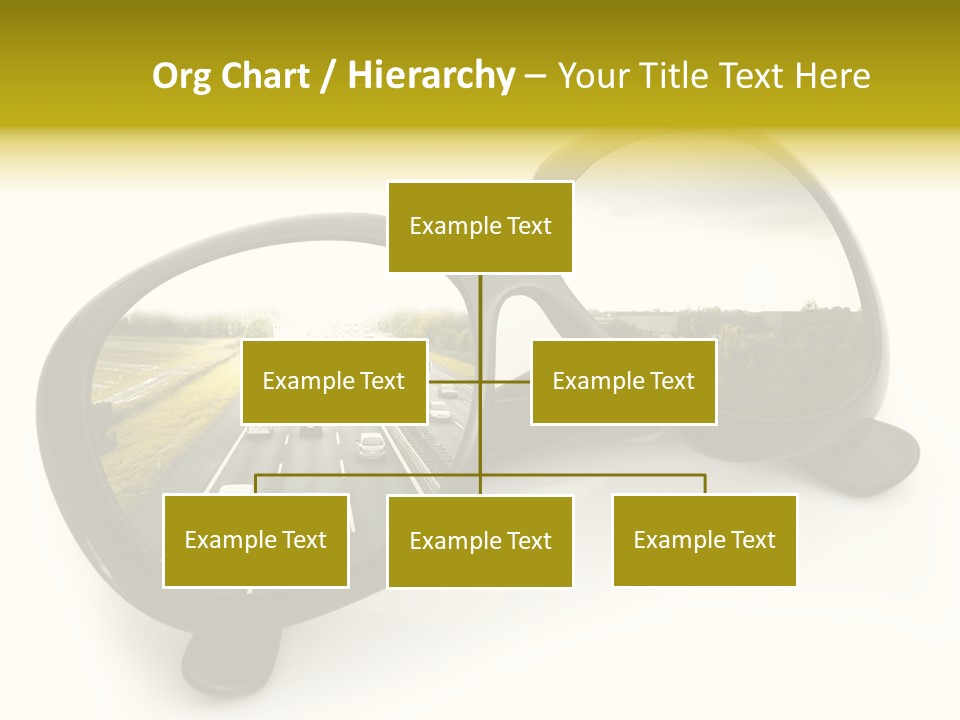 Riflesso Lenti Concetto PowerPoint Template