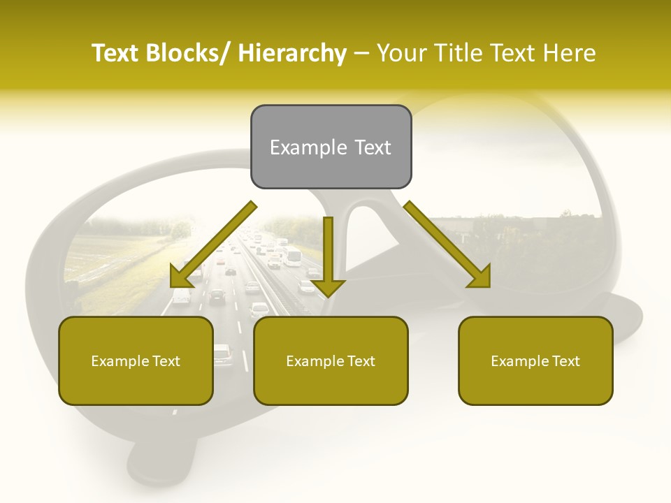 Riflesso Lenti Concetto PowerPoint Template