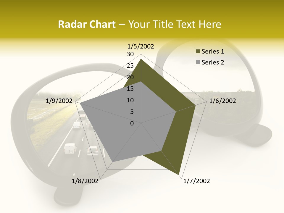 Riflesso Lenti Concetto PowerPoint Template