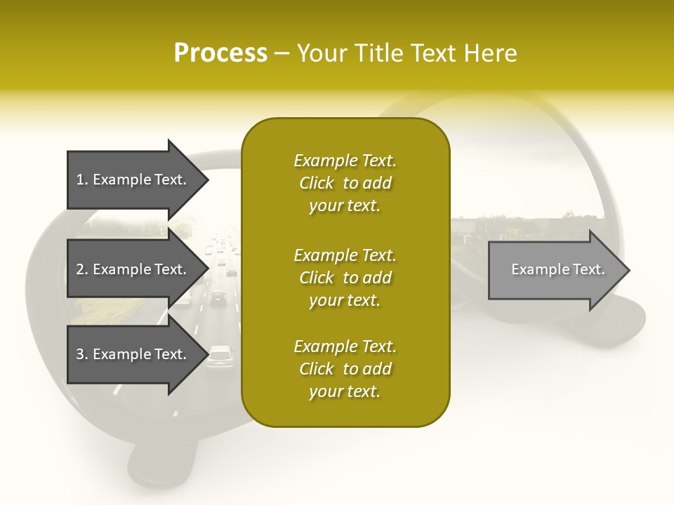 Riflesso Lenti Concetto PowerPoint Template