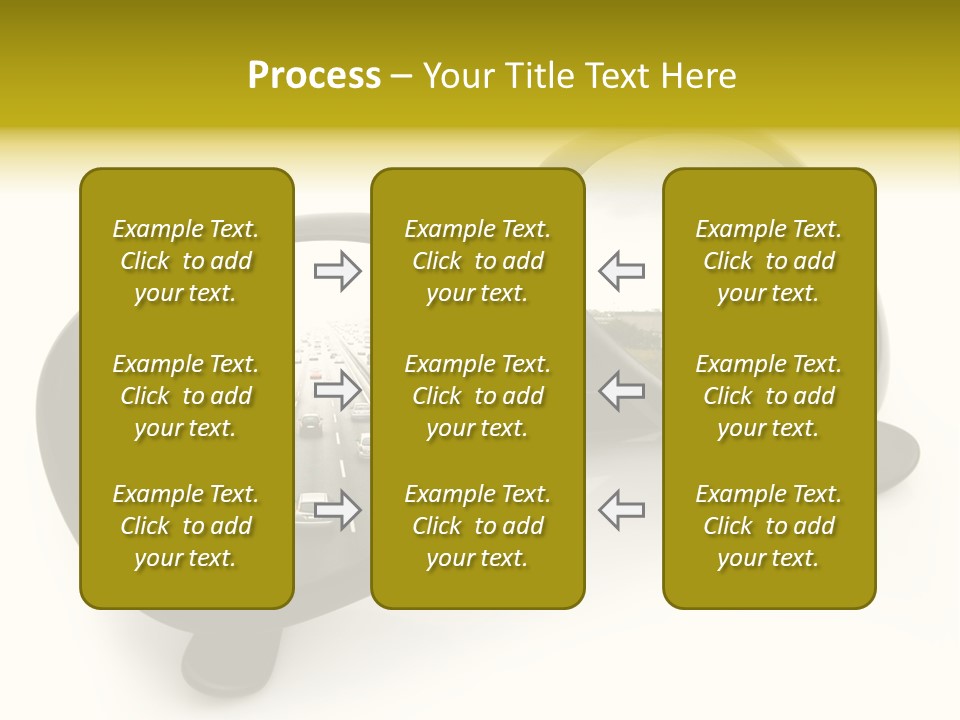 Riflesso Lenti Concetto PowerPoint Template