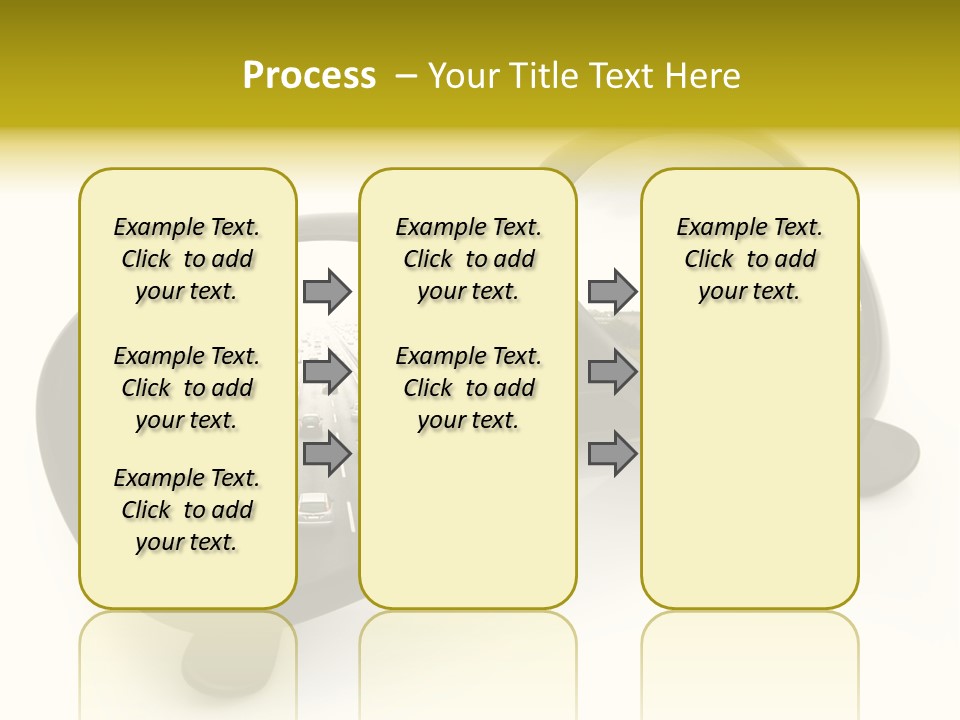 Riflesso Lenti Concetto PowerPoint Template