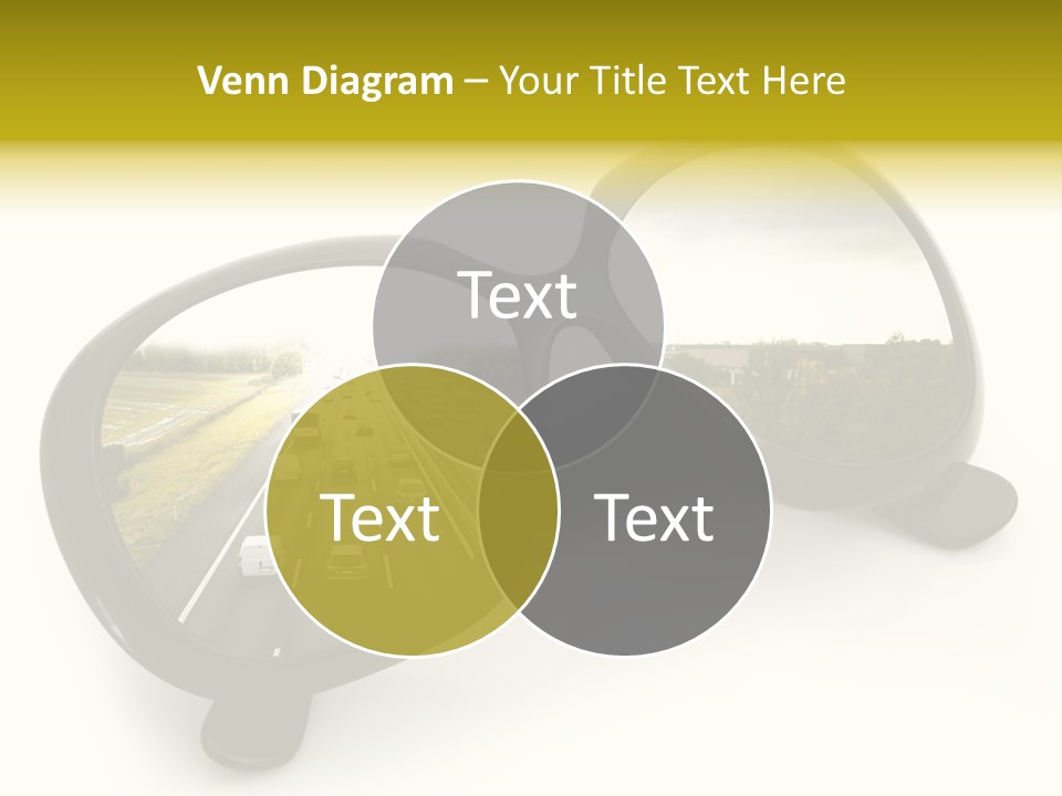 Riflesso Lenti Concetto PowerPoint Template