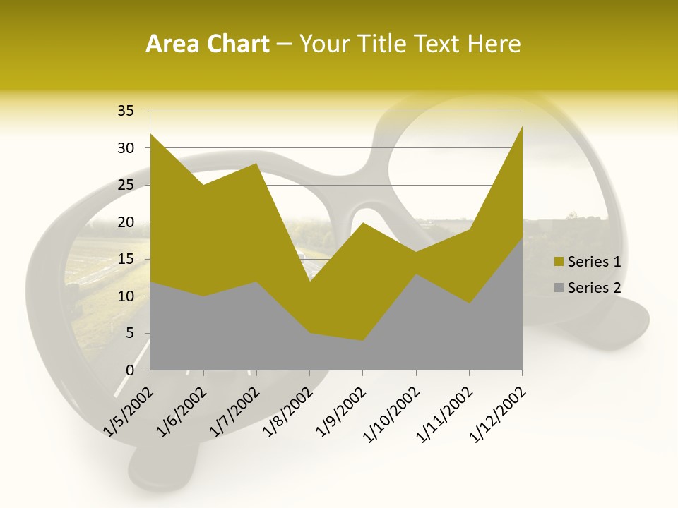 Riflesso Lenti Concetto PowerPoint Template
