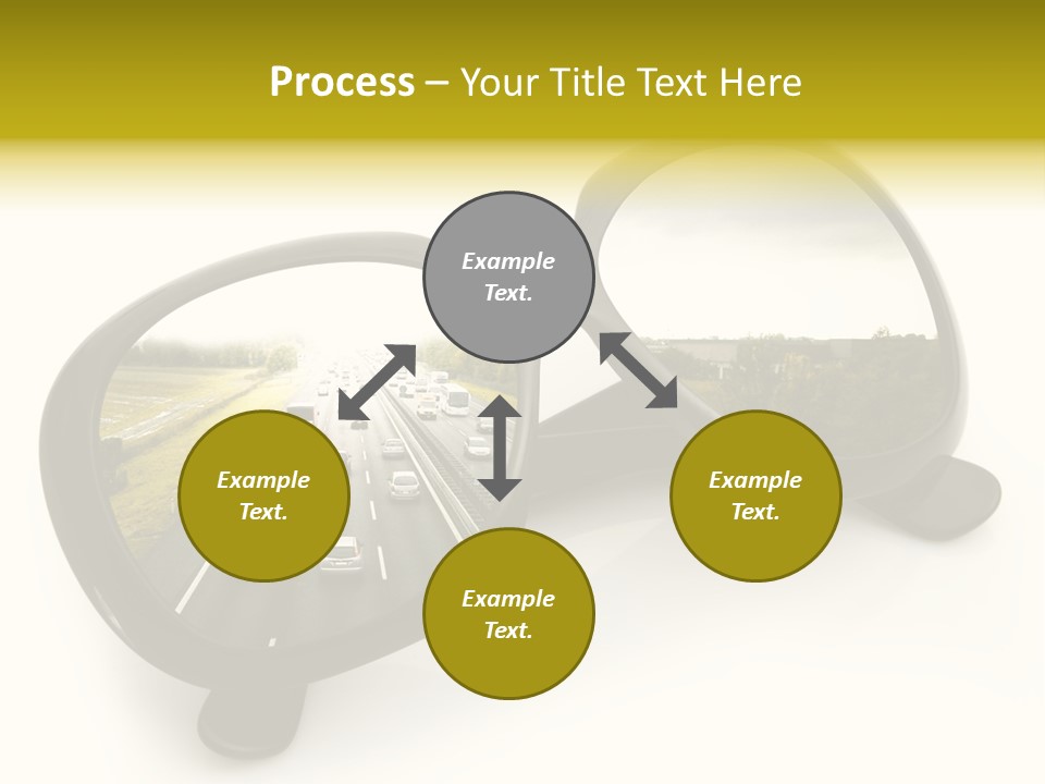 Riflesso Lenti Concetto PowerPoint Template