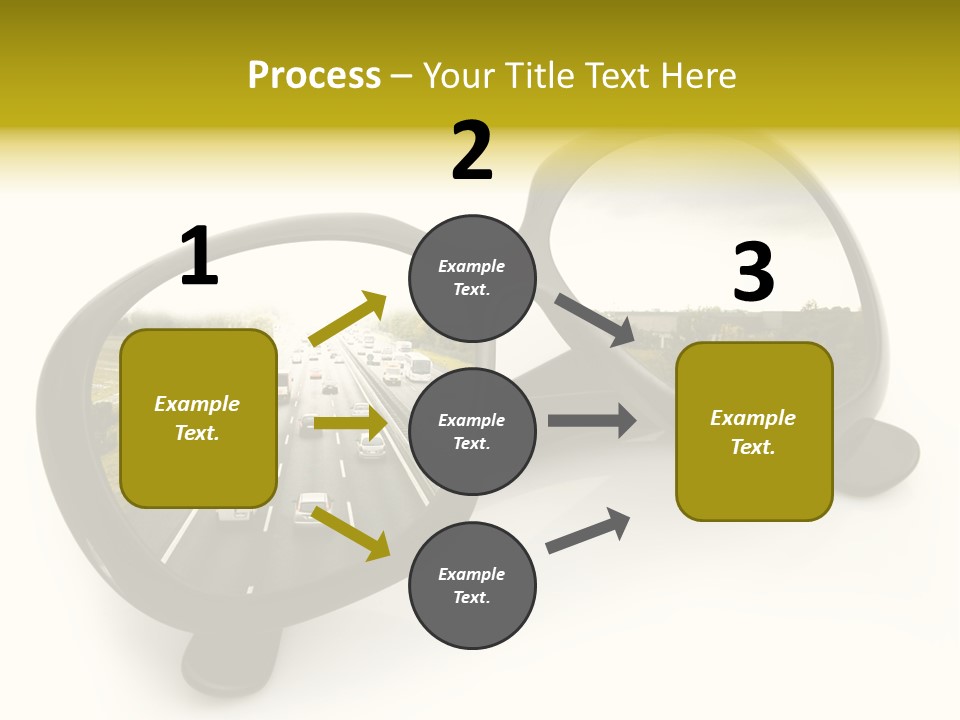 Riflesso Lenti Concetto PowerPoint Template