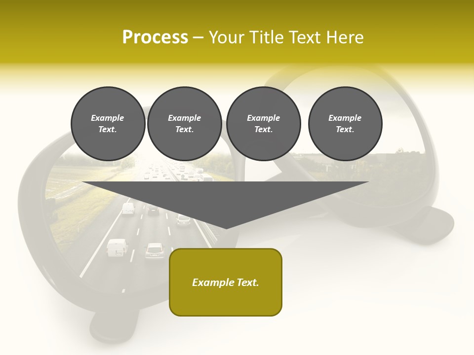Riflesso Lenti Concetto PowerPoint Template