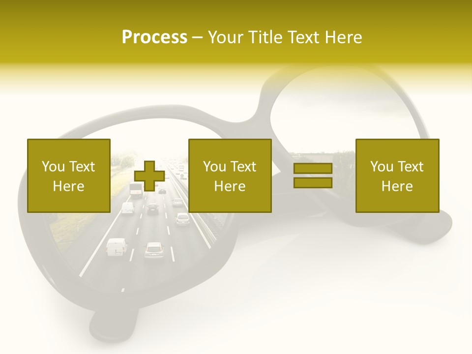 Riflesso Lenti Concetto PowerPoint Template