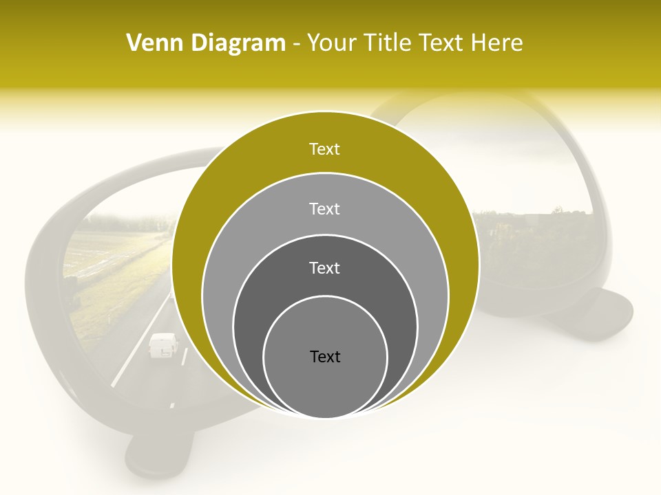 Riflesso Lenti Concetto PowerPoint Template