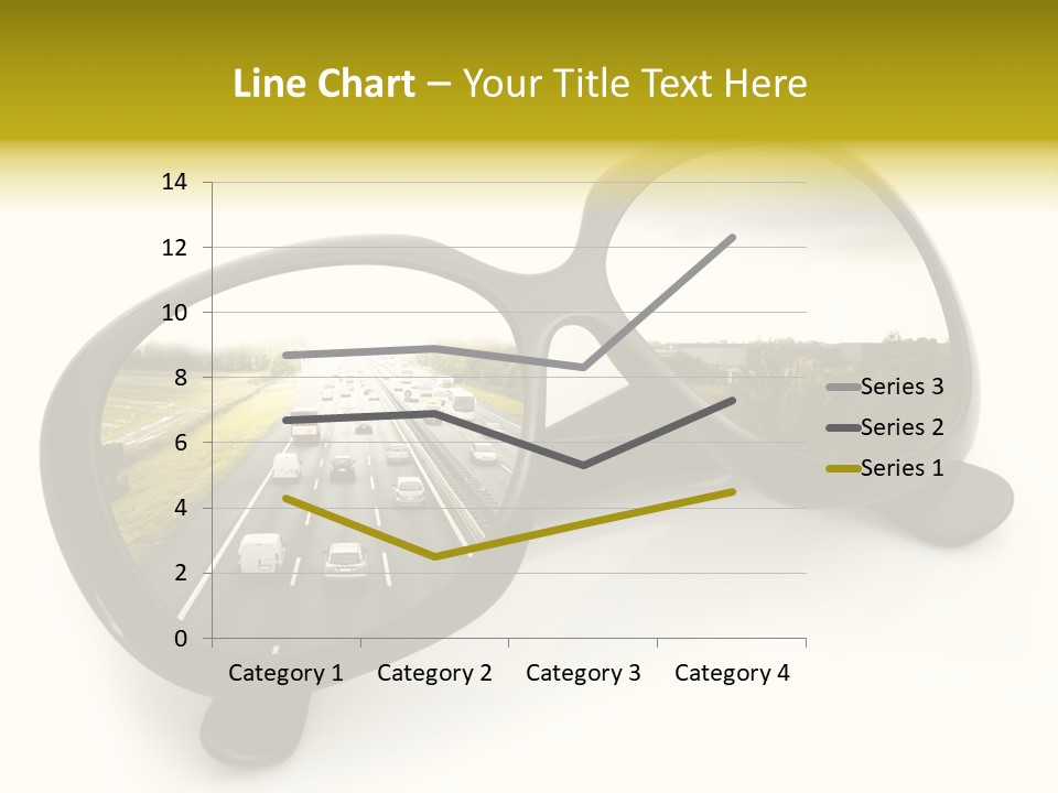 Riflesso Lenti Concetto PowerPoint Template