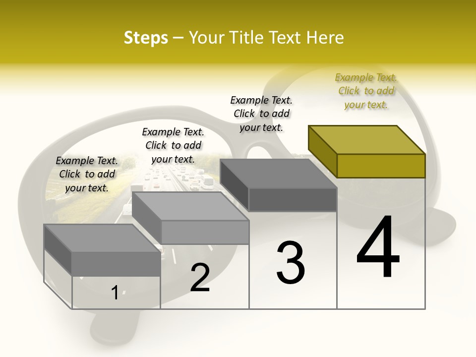 Riflesso Lenti Concetto PowerPoint Template
