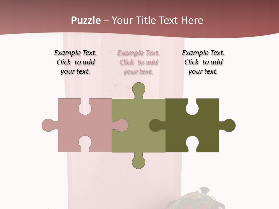 Glass Breakfast Drink PowerPoint Template