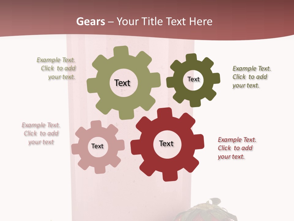 Glass Breakfast Drink PowerPoint Template