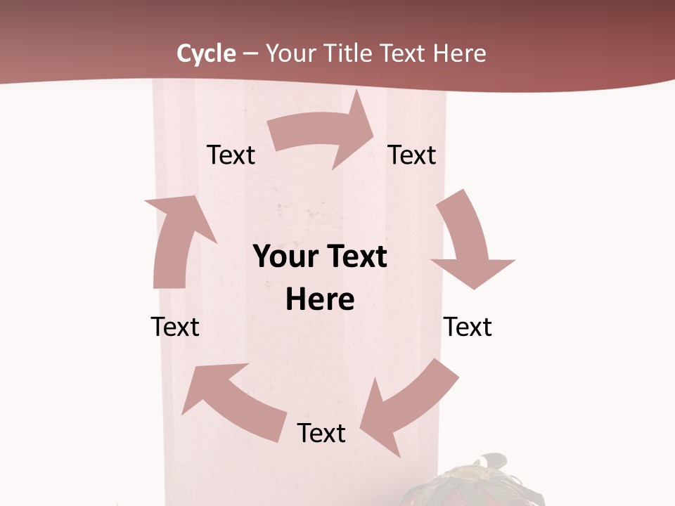 Glass Breakfast Drink PowerPoint Template