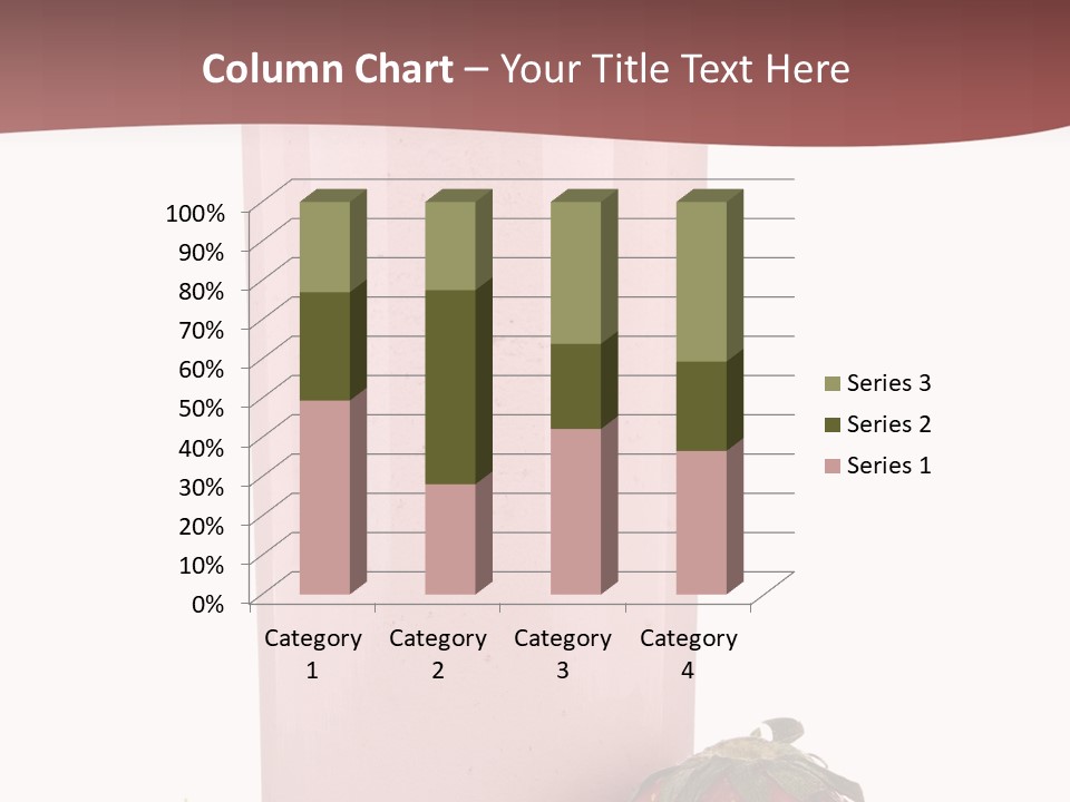 Glass Breakfast Drink PowerPoint Template