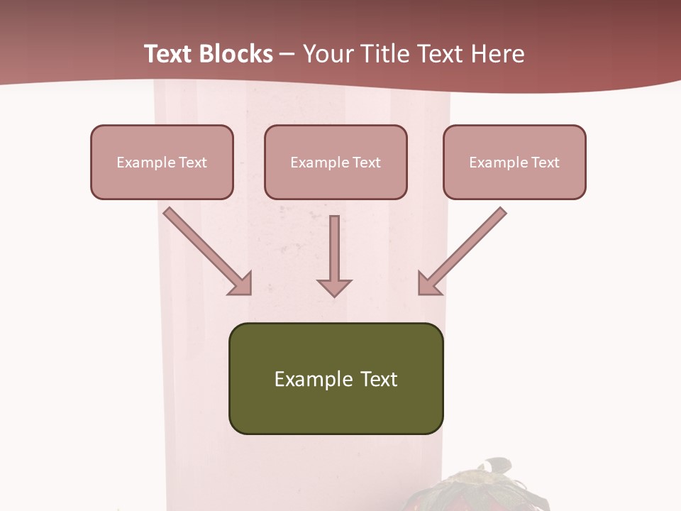 Glass Breakfast Drink PowerPoint Template