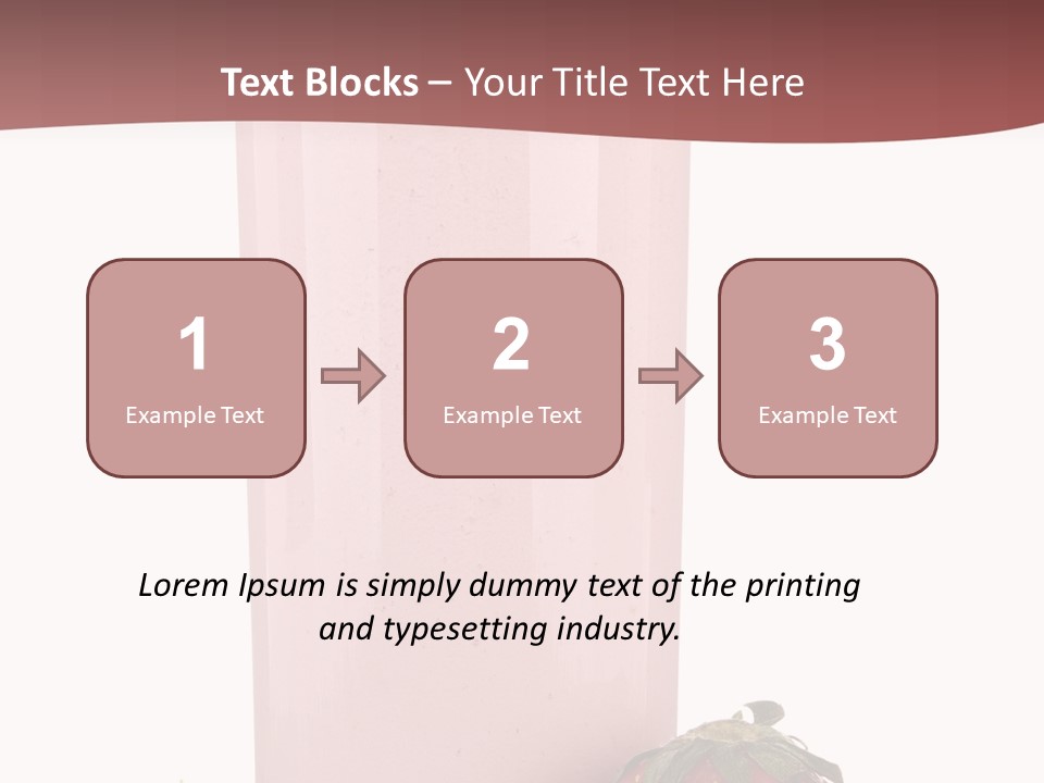 Glass Breakfast Drink PowerPoint Template