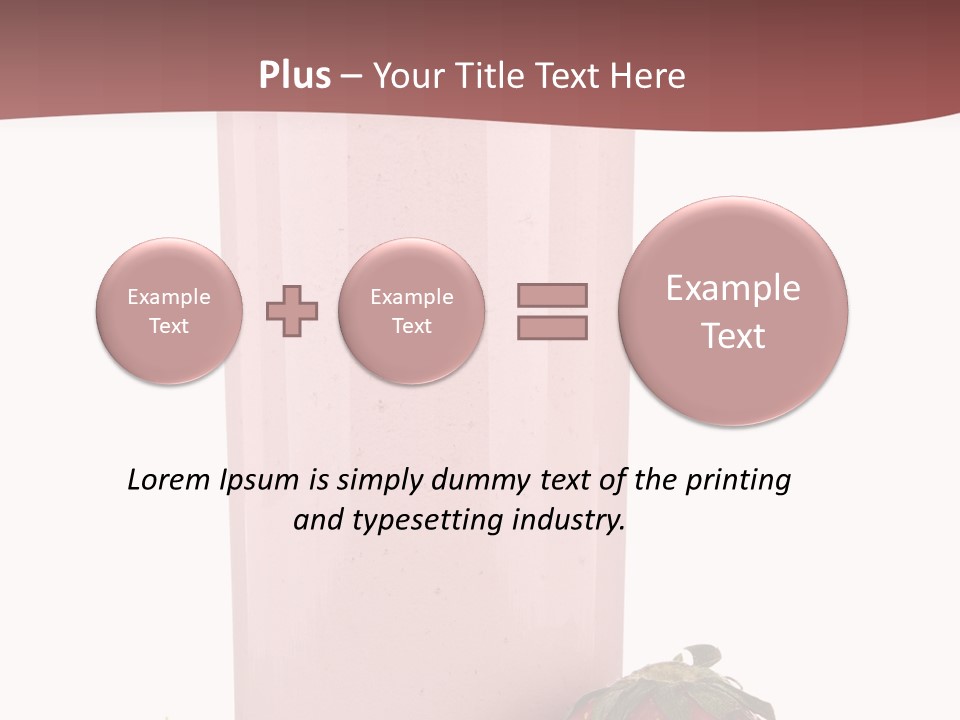 Glass Breakfast Drink PowerPoint Template