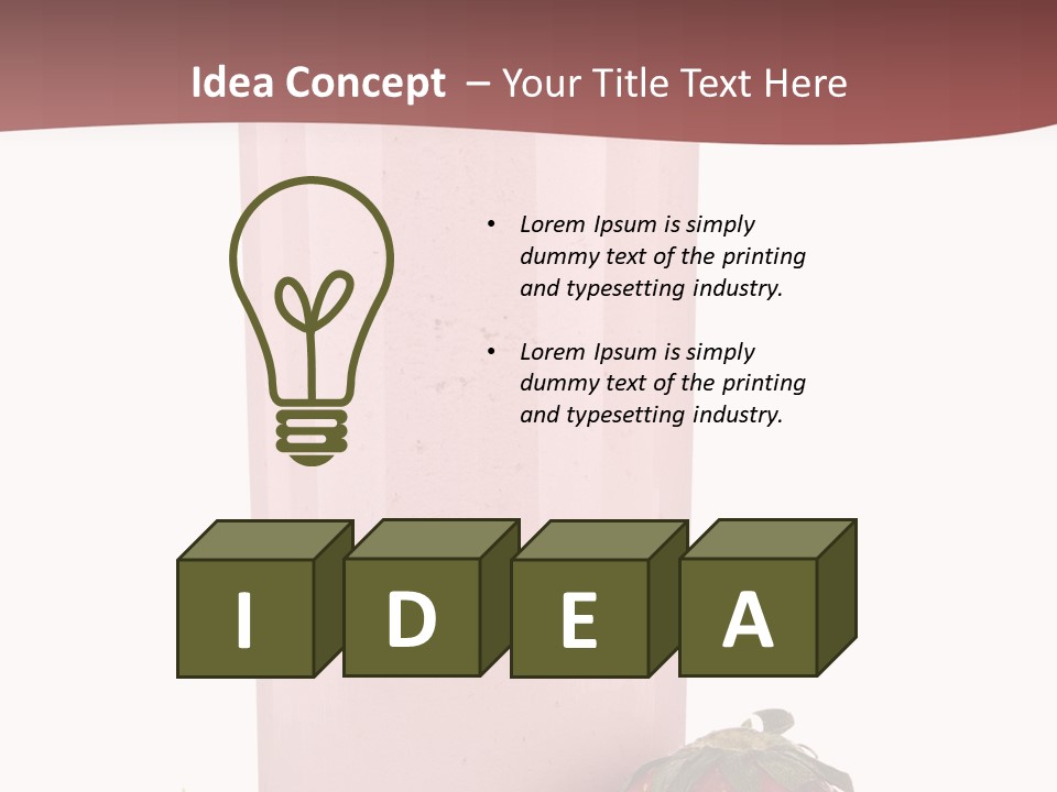 Glass Breakfast Drink PowerPoint Template