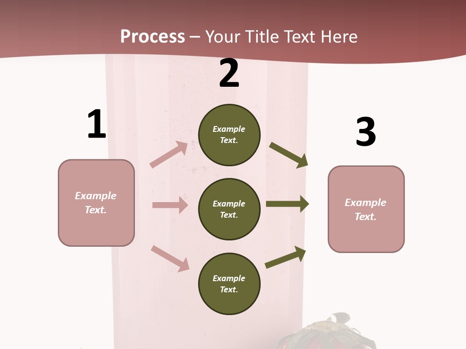 Glass Breakfast Drink PowerPoint Template