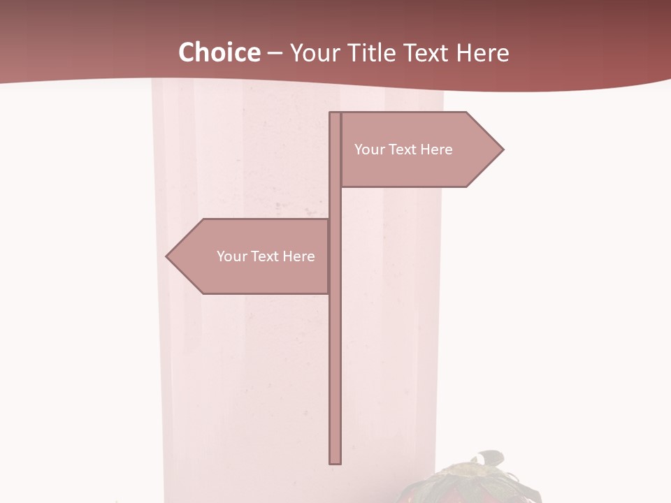 Glass Breakfast Drink PowerPoint Template