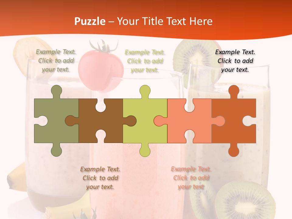 Banana Kiwi Diet PowerPoint Template