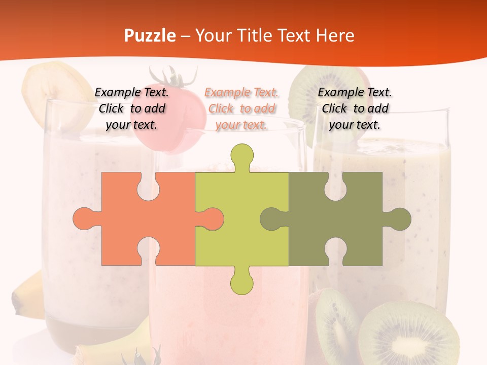 Banana Kiwi Diet PowerPoint Template