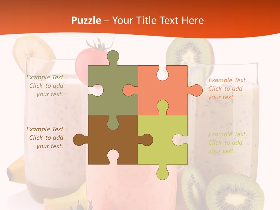 Banana Kiwi Diet PowerPoint Template