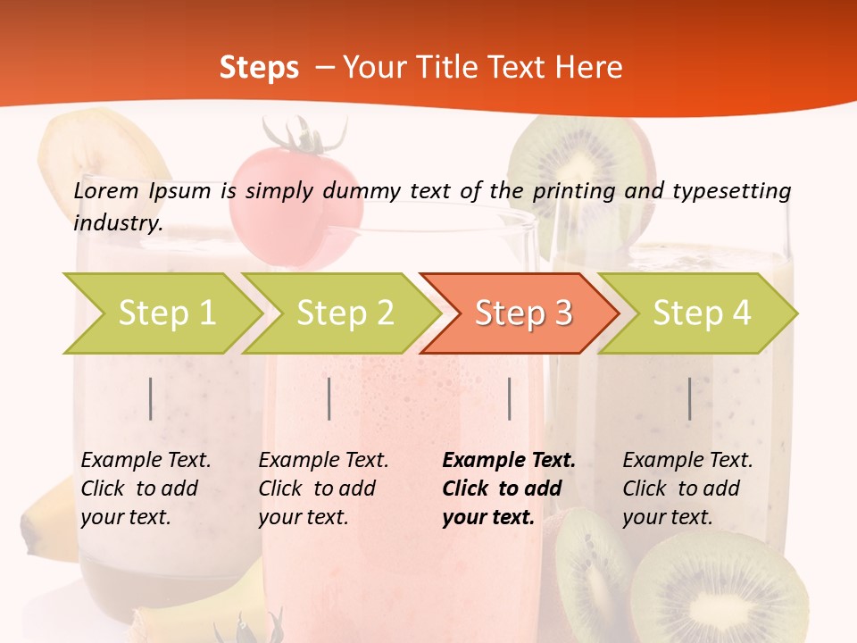 Banana Kiwi Diet PowerPoint Template